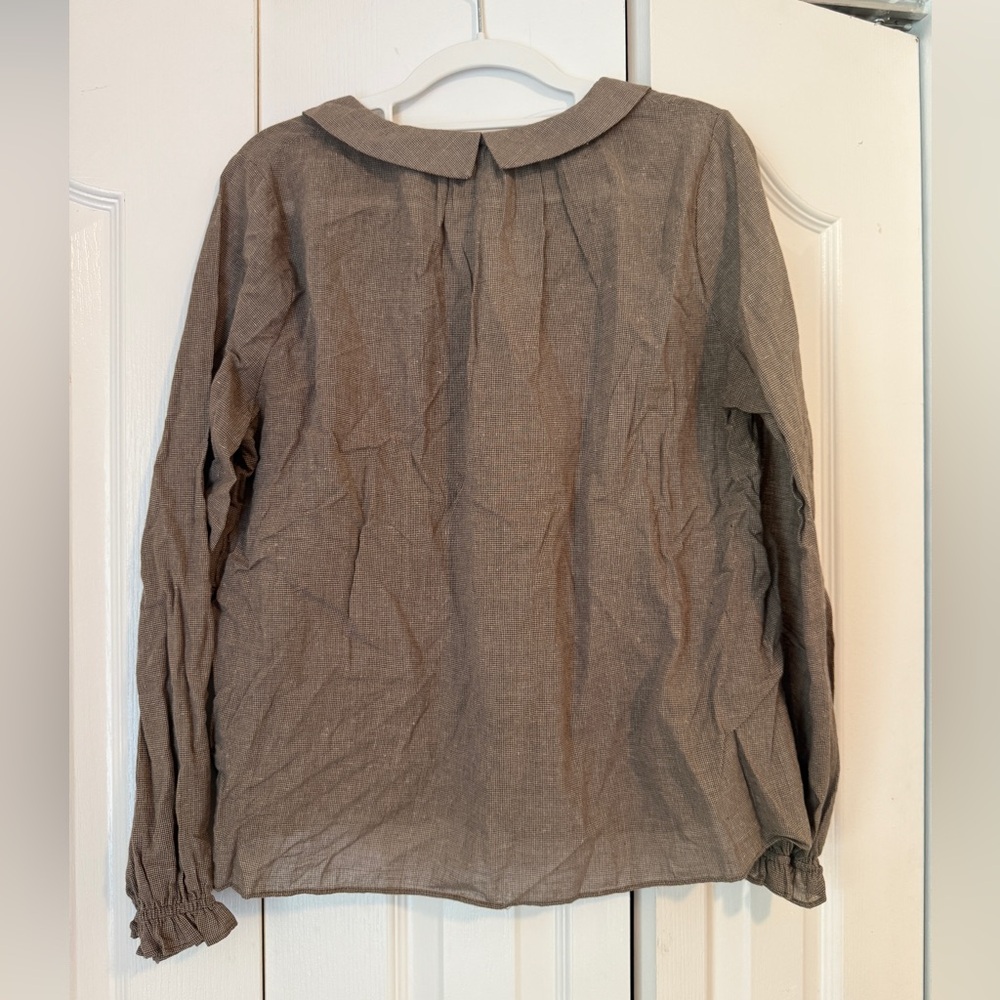 Neuflora Sophia Button-Up Blouse, Size M, Like New - Picture 4 of 6